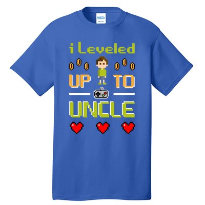 Uncle Gamer Meaningful Gift Leveled Up To Uncle Pregnancy Announcet Gift Tall T-Shirt