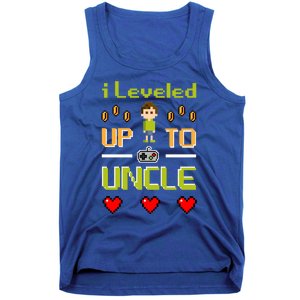 Uncle Gamer Meaningful Gift Leveled Up To Uncle Pregnancy Announcet Gift Tank Top