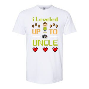 Uncle Gamer Meaningful Gift Leveled Up To Uncle Pregnancy Announcet Gift Softstyle CVC T-Shirt