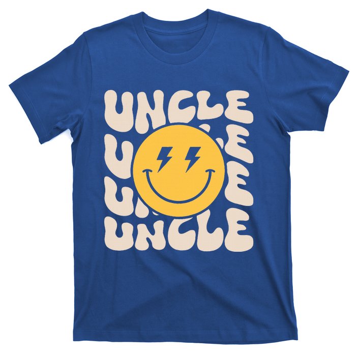 Uncle Groovy One Happy Dude Birthday Theme Family Matching T-Shirt