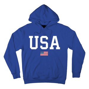 Usa Gift Patriotic American Flag July 4th Gift Hoodie