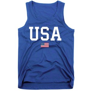 Usa Gift Patriotic American Flag July 4th Gift Tank Top