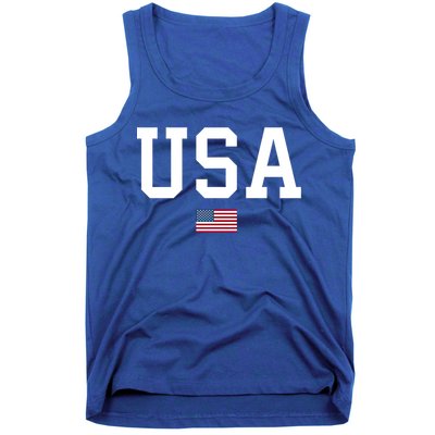 Usa Gift Patriotic American Flag July 4th Gift Tank Top