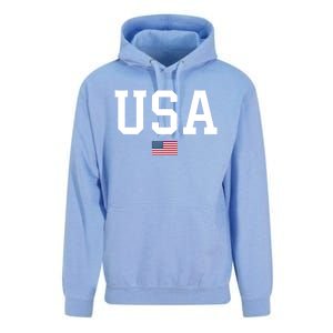 Usa Gift Patriotic American Flag July 4th Gift Unisex Surf Hoodie