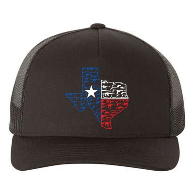 Usa Guns Patriotic Texan America Texas Yupoong Adult 5-Panel Trucker Hat