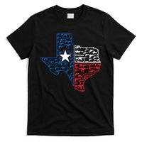 Usa Guns Patriotic Texan America Texas T-Shirt