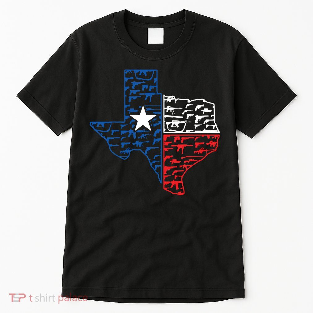 Usa Guns Patriotic Texan America Texas Tall T-Shirt