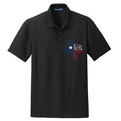 Usa Guns Patriotic Texan America Texas Dry Zone Grid Polo