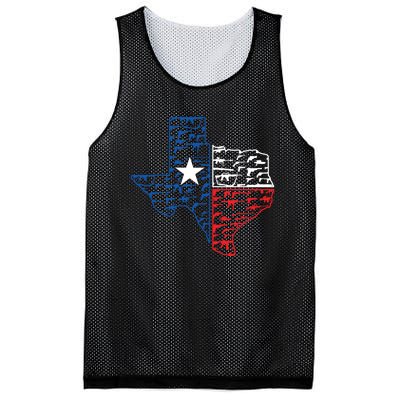 Usa Guns Patriotic Texan America Texas Mesh Reversible Basketball Jersey Tank