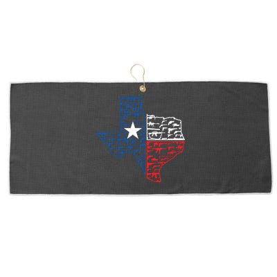 Usa Guns Patriotic Texan America Texas Large Microfiber Waffle Golf Towel