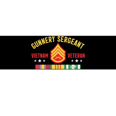 Us Gunnery Sergeant Vietnam War Veteran Long Sleeve Bumper Sticker