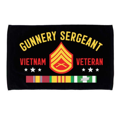 Us Gunnery Sergeant Vietnam War Veteran Long Sleeve Microfiber Hand Towel