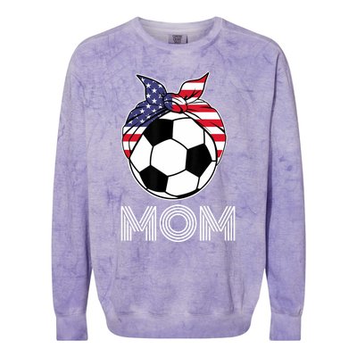 Us Girl Soccer Mom | Gear For Wo Soccer Players Colorblast Crewneck Sweatshirt