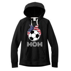 Us Girl Soccer Mom | Gear For Wo Soccer Players Women's Fleece Hoodie