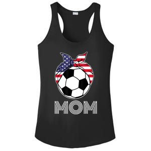 Us Girl Soccer Mom | Gear For Wo Soccer Players Ladies PosiCharge Competitor Racerback Tank