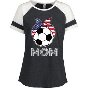 Us Girl Soccer Mom | Gear For Wo Soccer Players Enza Ladies Jersey Colorblock Tee