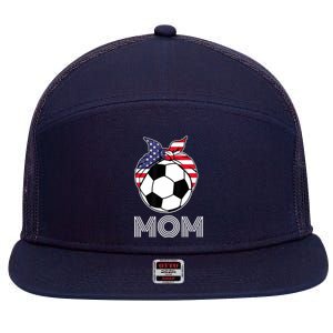 Us Girl Soccer Mom | Gear For Wo Soccer Players 7 Panel Mesh Trucker Snapback Hat