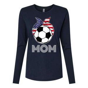 Us Girl Soccer Mom | Gear For Wo Soccer Players Womens Cotton Relaxed Long Sleeve T-Shirt