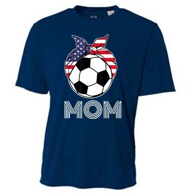 Us Girl Soccer Mom | Gear For Wo Soccer Players Cooling Performance Crew T-Shirt