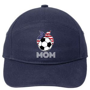 Us Girl Soccer Mom | Gear For Wo Soccer Players 7-Panel Snapback Hat