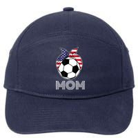 Us Girl Soccer Mom | Gear For Wo Soccer Players 7-Panel Snapback Hat