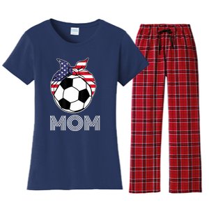 Us Girl Soccer Mom | Gear For Wo Soccer Players Women's Flannel Pajama Set