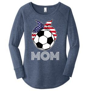 Us Girl Soccer Mom | Gear For Wo Soccer Players Women's Perfect Tri Tunic Long Sleeve Shirt