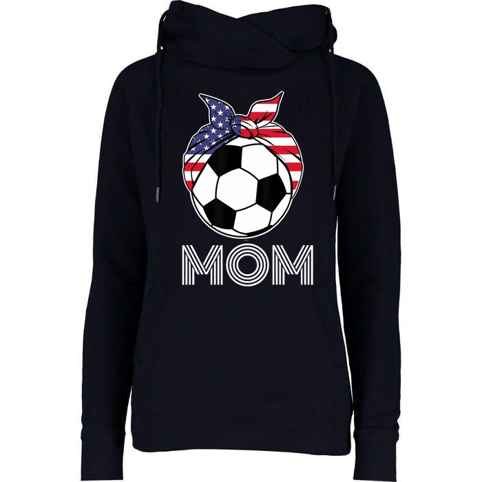 Us Girl Soccer Mom | Gear For Wo Soccer Players Womens Funnel Neck Pullover Hood