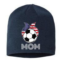 Us Girl Soccer Mom | Gear For Wo Soccer Players Sustainable Beanie