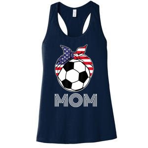 Us Girl Soccer Mom | Gear For Wo Soccer Players Women's Racerback Tank