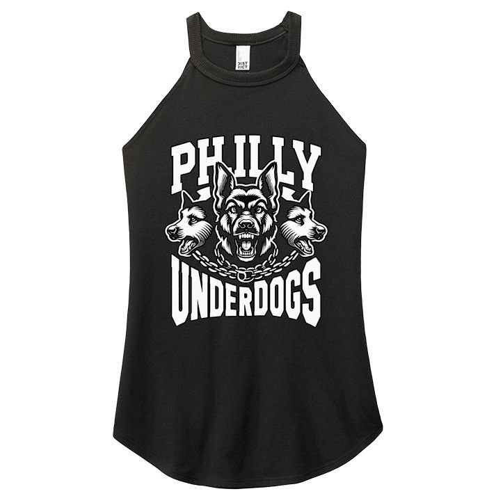 Underdogs German Shepherds Women's Perfect Tri Rocker Tank