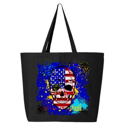 USA Grunge Skull 25L Jumbo Tote