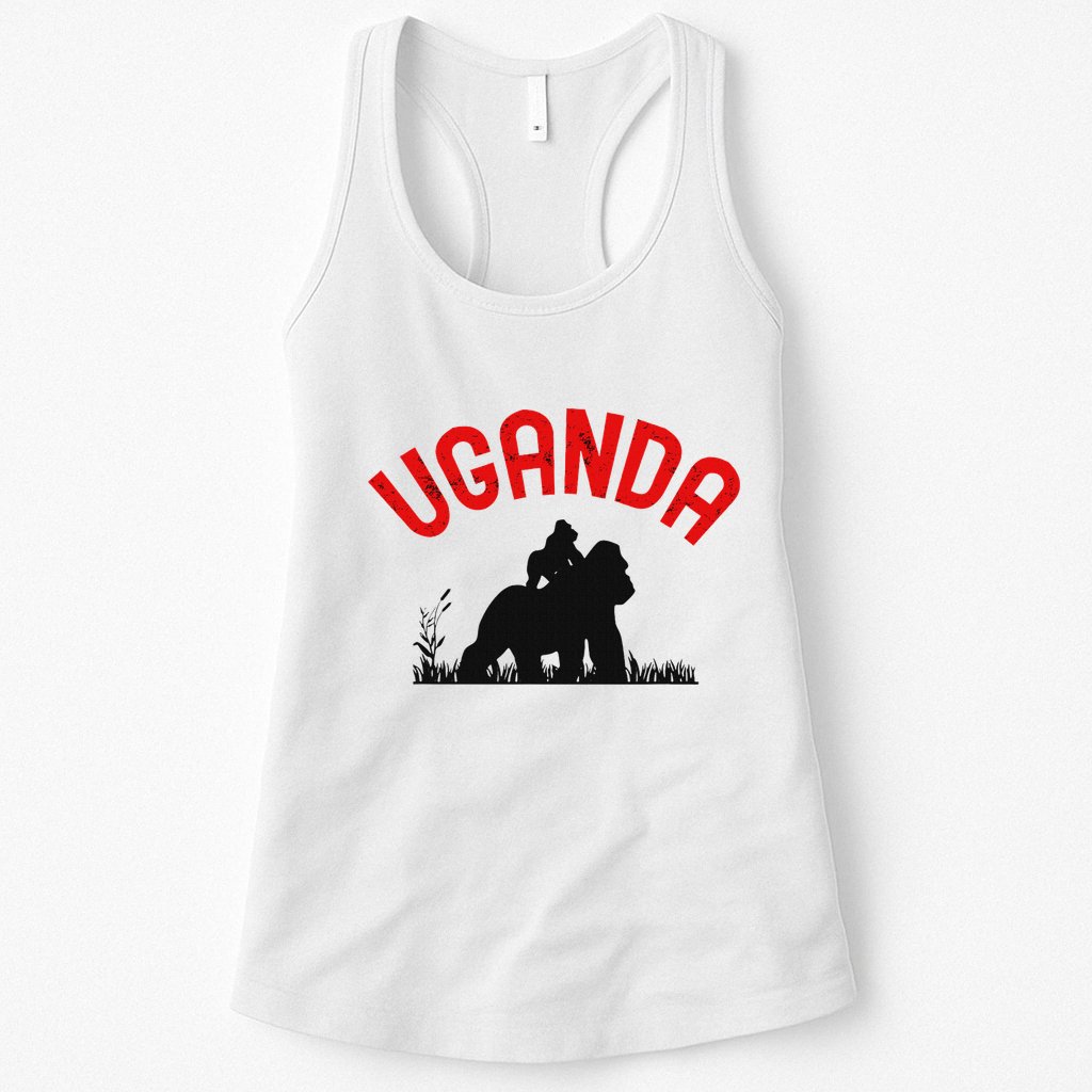 Uganda Gorilla Safari Gift Womens Tank Top
