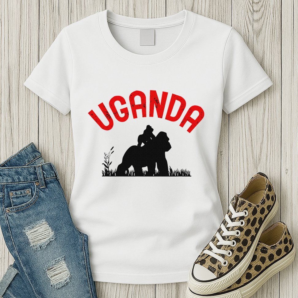 Uganda Gorilla Safari Gift Womens T-Shirt