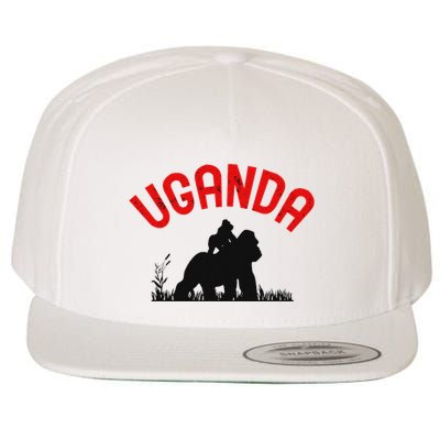 Uganda Gorilla Safari Gift Wool Snapback Cap