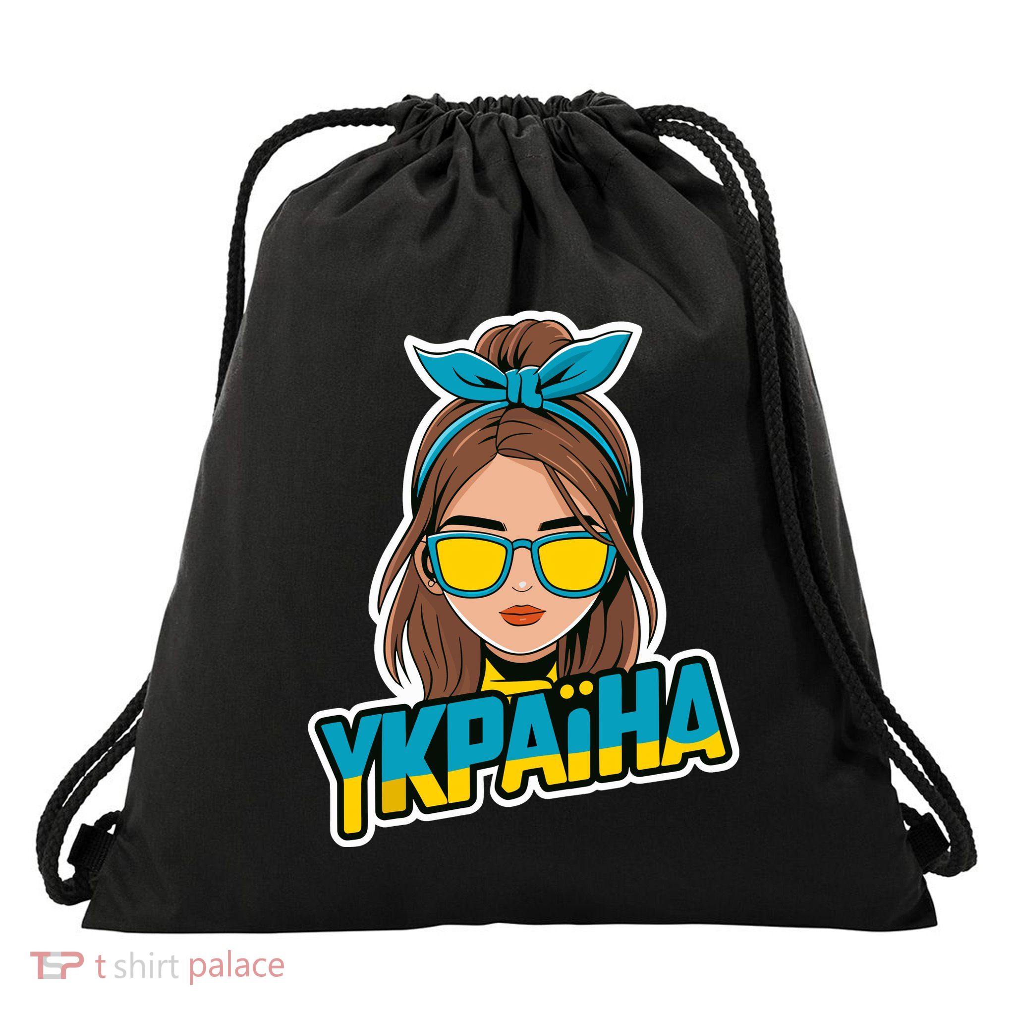 Ukraine Girl Support Ukraine Peace And Pride Drawstring Bag