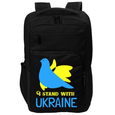 Ukrainian Gift Support Ukrainian Flag I Stand With Ukraine Gift Impact Tech Backpack