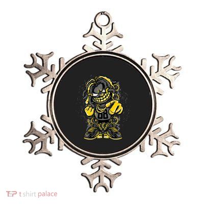 Urban Graffiti Style Street Dude Cool Hip Hop Street Art Metallic Star Ornament