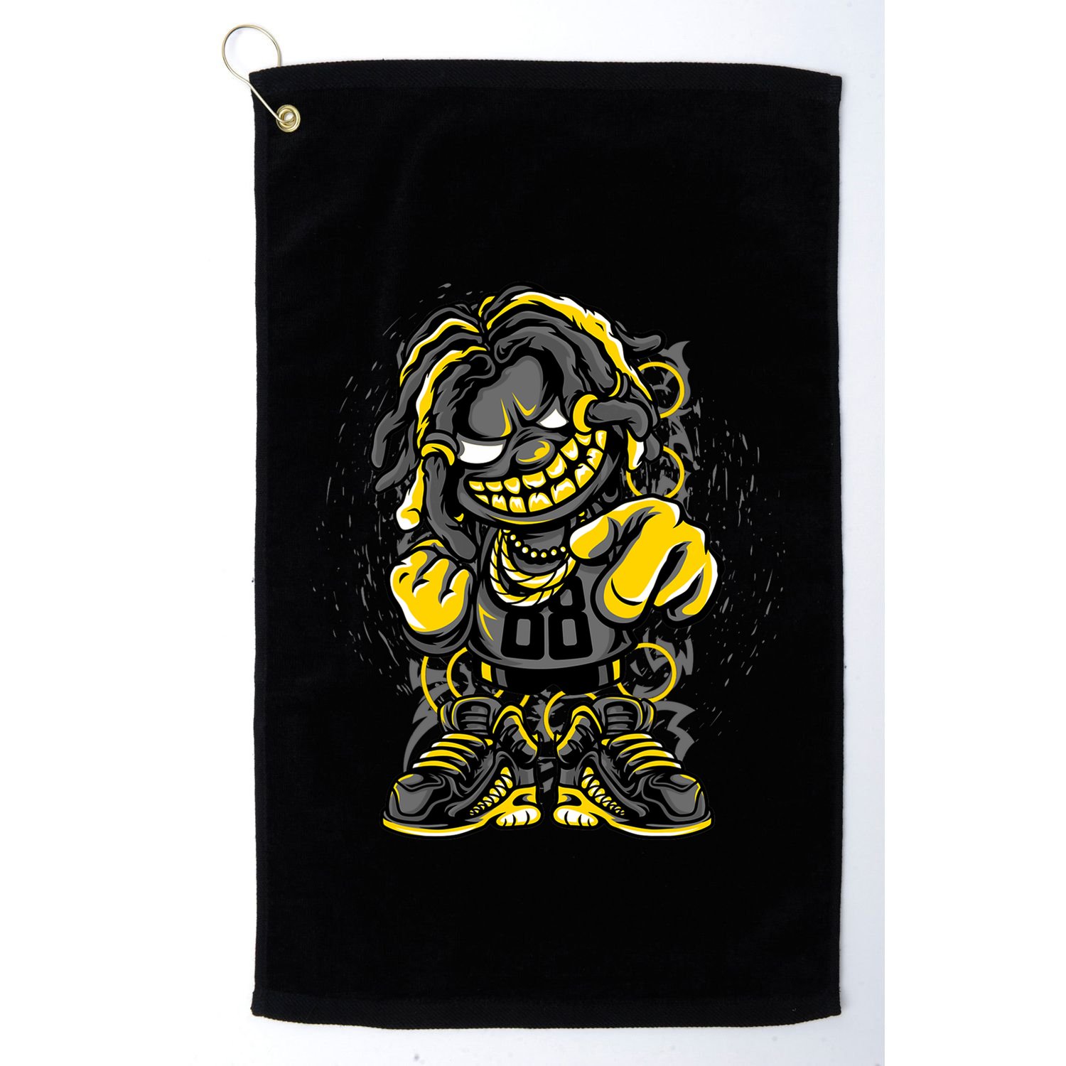 Urban Graffiti Style Street Dude Cool Hip Hop Street Art Golf Towel