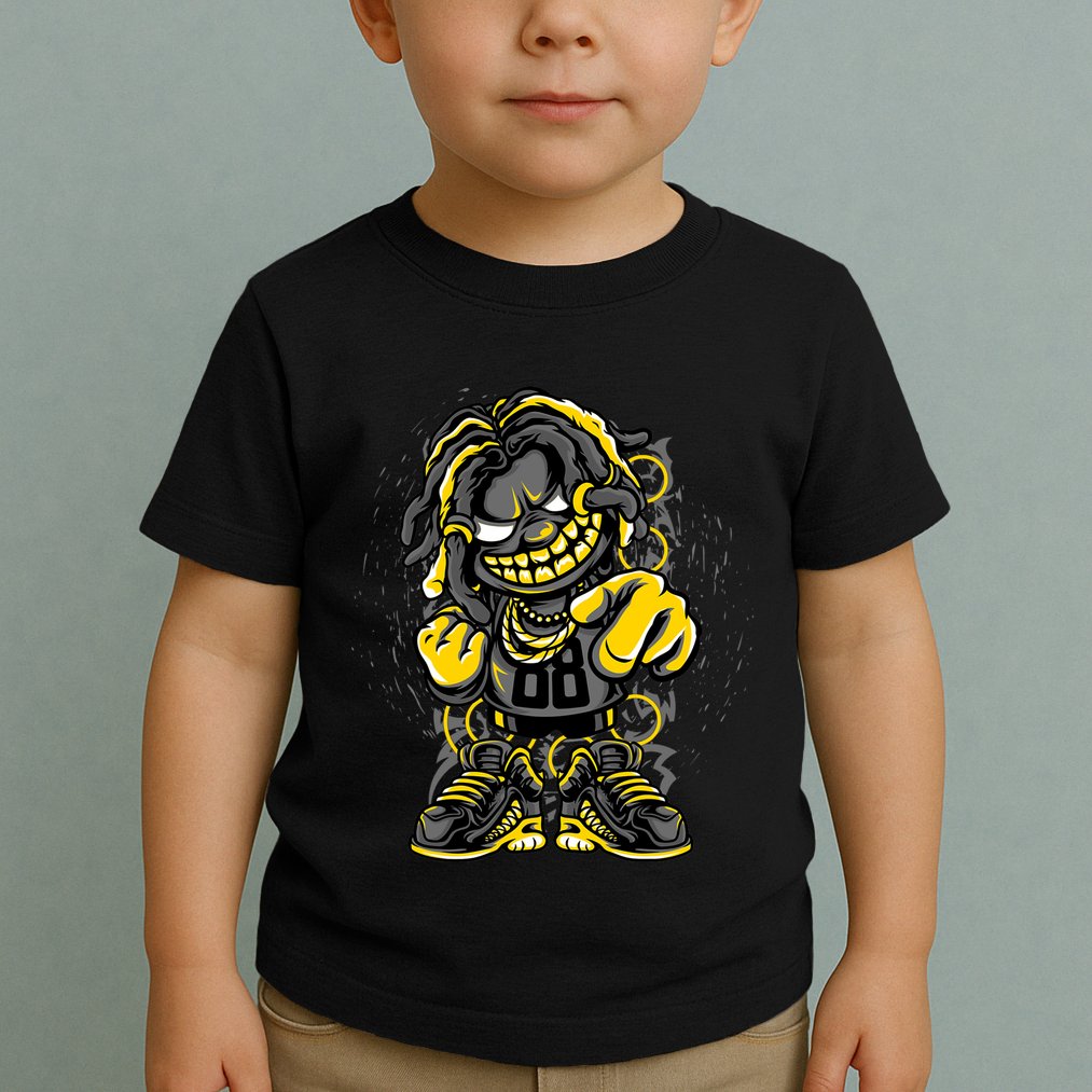 Urban Graffiti Style Street Dude Cool Hip Hop Street Art Toddler T-Shirt