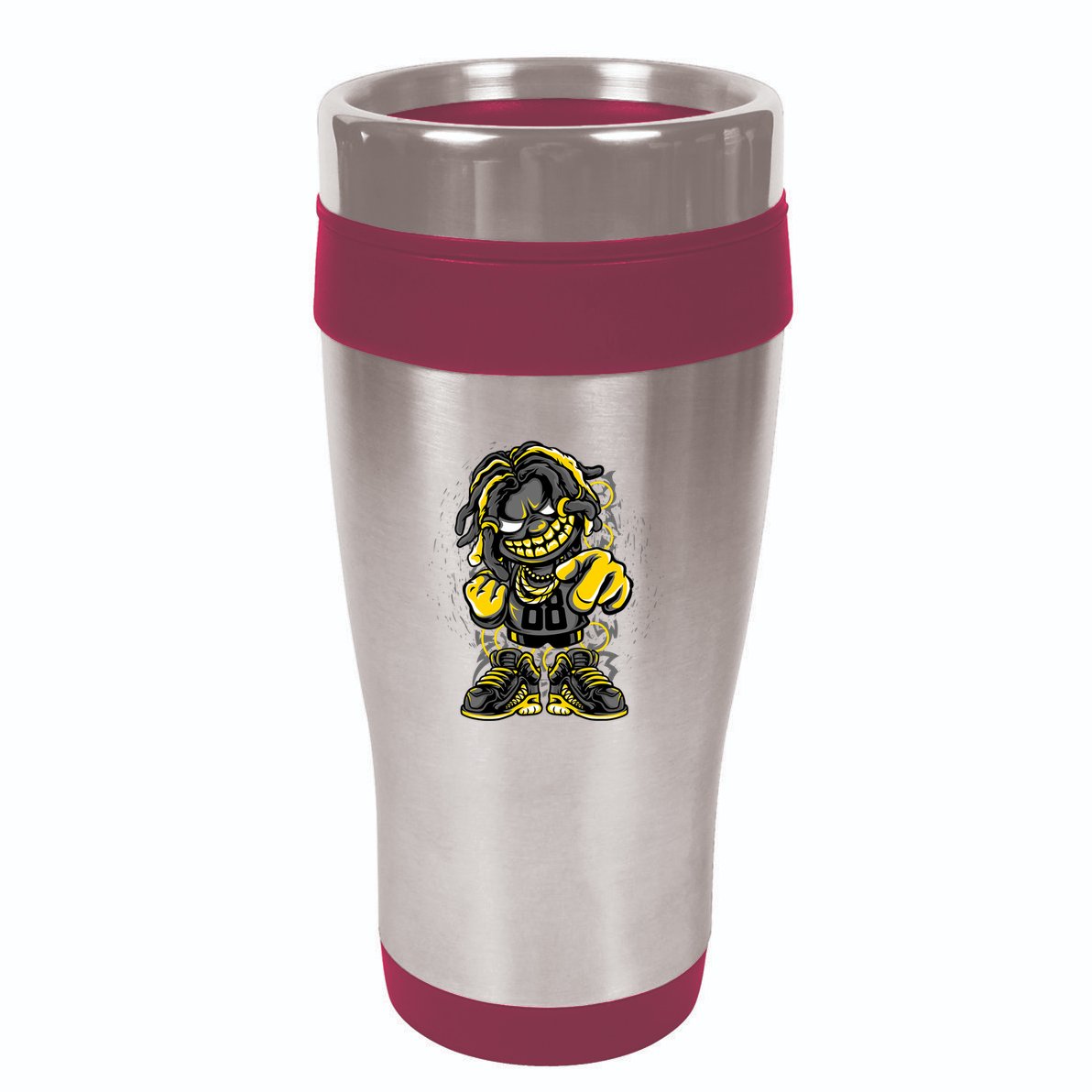 Urban Graffiti Style Street Dude Cool Hip Hop Street Art 16oz Travel Tumbler
