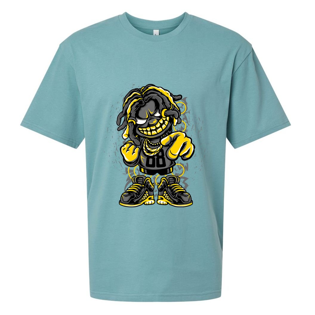 Urban Graffiti Style Street Dude Cool Hip Hop Street Art Sueded Cloud Jersey T-Shirt