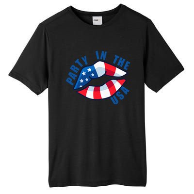 USA Graphic Tee Party in the USA Tall Fusion ChromaSoft Performance T-Shirt