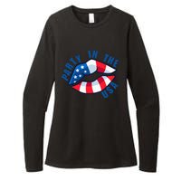 USA Graphic Tee Party in the USA Womens CVC Long Sleeve Shirt