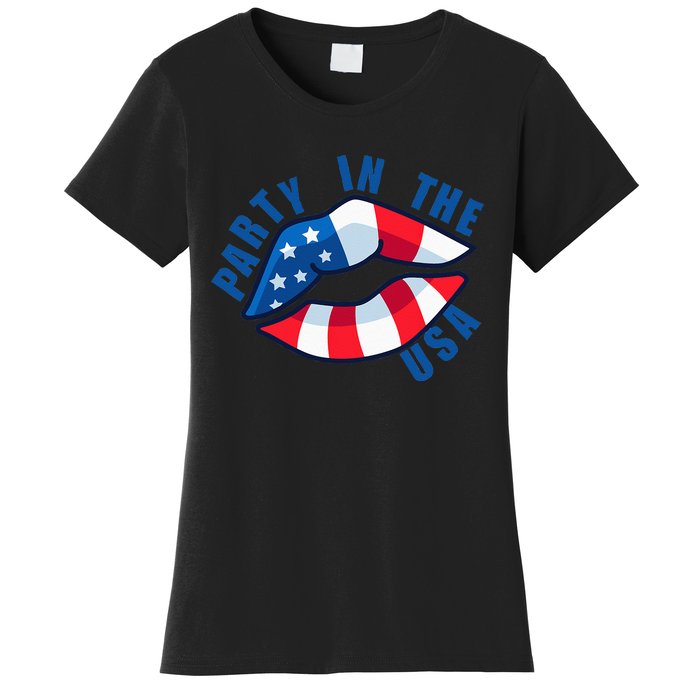 USA Graphic Tee Party in the USA Women's T-Shirt