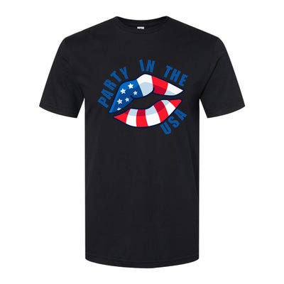 USA Graphic Tee Party in the USA Softstyle® CVC T-Shirt