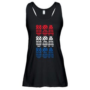 USA Graphic Tee Premium Ladies Essential Flowy Tank