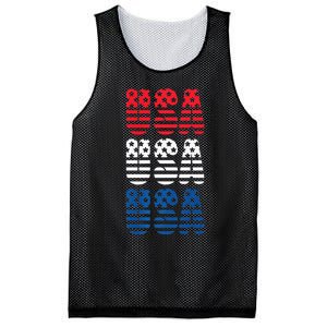 USA Graphic Tee Premium Mesh Reversible Basketball Jersey Tank