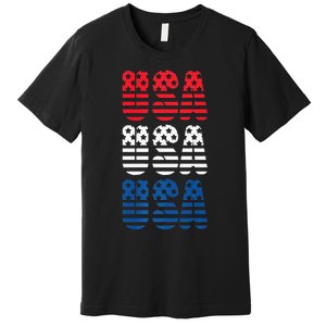 USA Graphic Tee Premium Premium T-Shirt