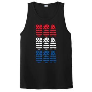 USA Graphic Tee Premium PosiCharge Competitor Tank